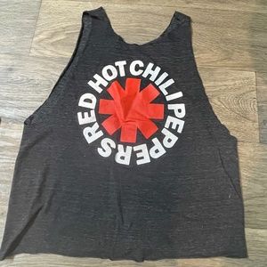 Red hot Chile peppers cut tank